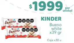 Nini Mayorista Kinder bueno white oferta