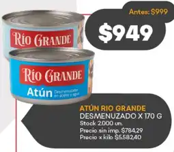 Supermercados Tadicor Atún rio grande desmenuzado oferta