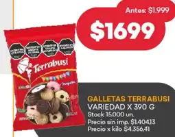 Supermercados Tadicor Terrabusi galletas variedad oferta