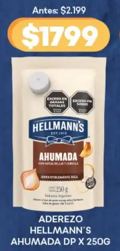 Supermercados Tadicor Hellmann's aderezo ahumada dp oferta