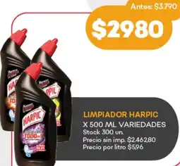 Supermercados Tadicor Harpic limpiador variedades oferta