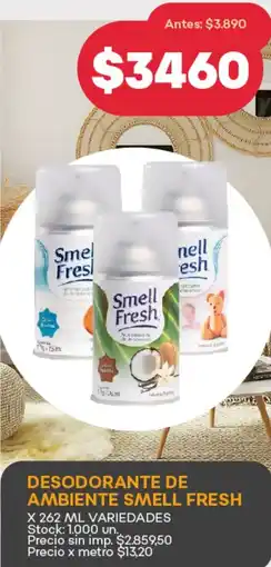 Supermercados Tadicor Smell fresh desodorante de ambiente variedades oferta