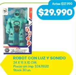 Supermercados Tadicor Robot con luz y sonido oferta