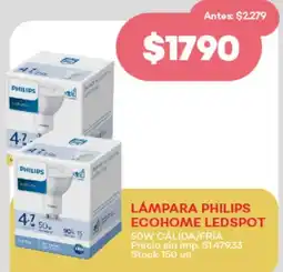 Supermercados Tadicor Philips lámpara ecohome ledspot oferta