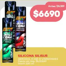 Supermercados Tadicor Silicona silisur aerosol variedades oferta