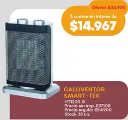 Supermercados Tadicor Smart-tek caloventor oferta
