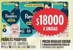 Supermercados Vea Pampers pañales oferta