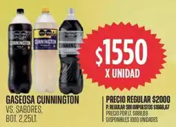 Supermercados Vea Gaseosa cunnington vs. sabores, bot. oferta