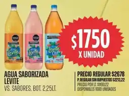Supermercados Vea Levite agua saborizada oferta