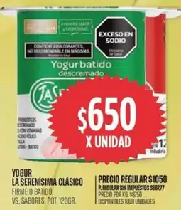 Supermercados Vea La serenísima yogur clásico oferta