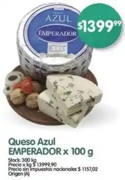 Supermercados Buenos Días Emperador queso azul oferta