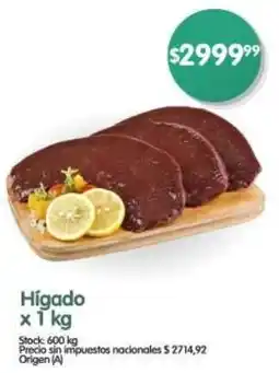 Supermercados Buenos Días Hígado oferta