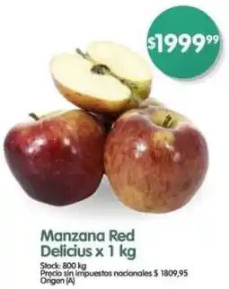 Supermercados Buenos Días Red delicius manzana oferta