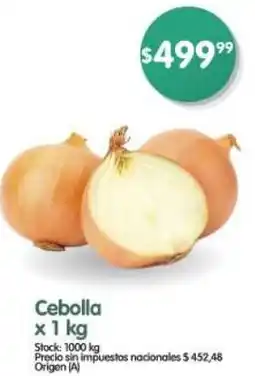 Supermercados Buenos Días Cebolla oferta
