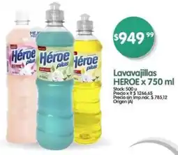 Supermercados Buenos Días Heroe lavavajillas oferta