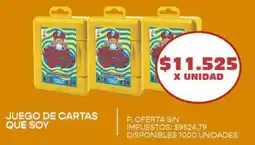 Supermercados Vea Juego de cartas que soy oferta