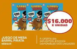 Supermercados Vea Juego de mesa barril pirata sebigus oferta