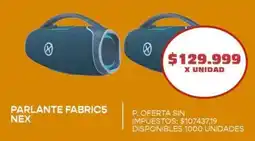 Supermercados Vea Parlante fabric5 nex oferta