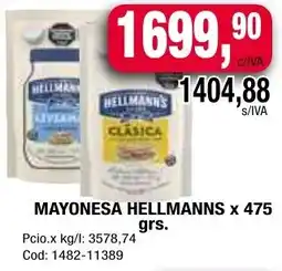 Maxiconsumo Hellmann's mayonesa oferta