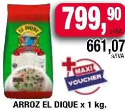 Maxiconsumo el dique arroz oferta