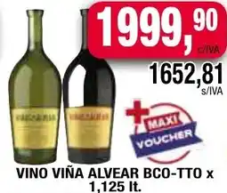 Maxiconsumo Viña alvear vino bco-tto oferta