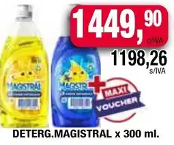 Maxiconsumo Magistral deterg. oferta
