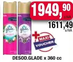 Maxiconsumo Glade oferta