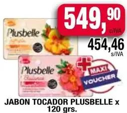 Maxiconsumo Plusbelle jabon tocador oferta
