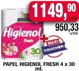 Maxiconsumo Higienol fresh oferta