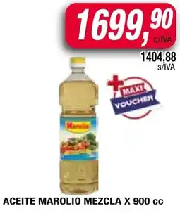 Maxiconsumo Marolio mezcla oferta