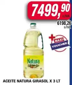 Maxiconsumo Natura Aceite girasol oferta