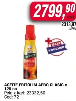 Maxiconsumo Cocinero fritolim aero oferta