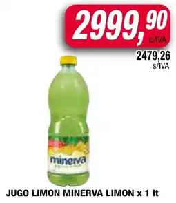 Maxiconsumo Minerva jugo limon oferta