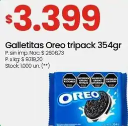 Changomas Oreo galletitas tripack oferta