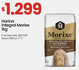 Changomas Morixe harina integral oferta