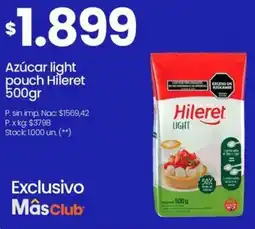 Changomas Hileret azúcar light pouch oferta
