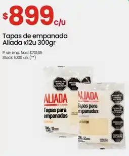 Changomas Aliada tapas de empanada oferta