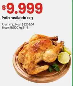 Changomas Pollo rostizado oferta