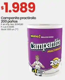 Changomas Campanita practirollo oferta