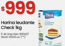 Changomas Check harina leudante oferta