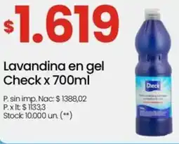 Changomas Check lavandina en gel oferta