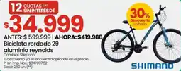 Changomas Bicicleta rordado 29 aluminio reynolds oferta