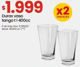 Changomas Durax vaso tango t oferta