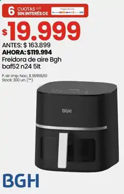 Changomas Bgh freidora de aire oferta