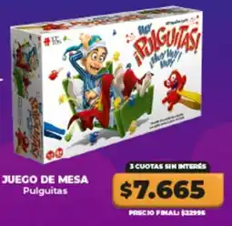 Supermayorista Vital Juego de mesa pulguitas oferta