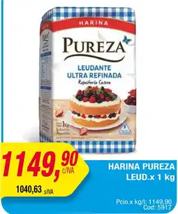 Maxiconsumo Pureza harina leud. oferta