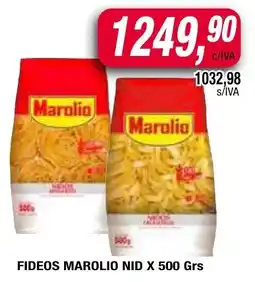 Maxiconsumo Marolio fideos nid oferta
