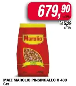 Maxiconsumo Marolio maiz pinsingallo oferta