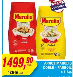 Maxiconsumo Marolio arroz doble - parboil oferta