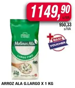 Maxiconsumo Molinos ala arroz ala g.largo oferta